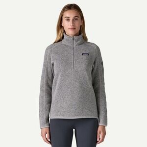 Patagonia Women's Better Sweater 1/4 Zip Fleece Pullover Purple Gorpcore Size M‎